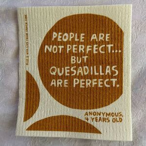 Blue Q Swedish Dish Cloth Quirky Fun Practical Child Inspired